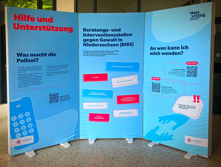 Stellwand Hilfe Unterstützung