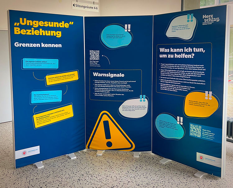 Stellwand ungesunde Beziehung